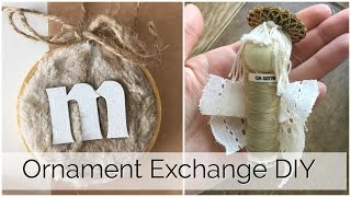 Easy Personalized Holiday DIY: Ornament Exchange