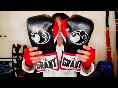 【Grant】の開封第2弾 激レア☆ボクシンググローブ グラントのアンボックス！サンドバッグでの試し打ち