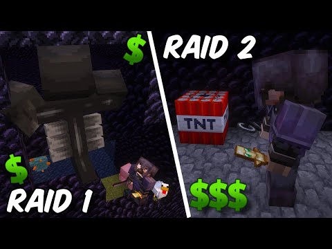 Raiding Bases & Causing Chaos in Minecraft Factions 