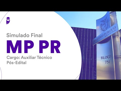 Simulado Final MP PR - Auxiliar Técnico – Pós-Edital - Correção