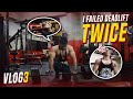 I FAILED AT DEADLIFT TWICE?! | FULL BACK WORKOUT