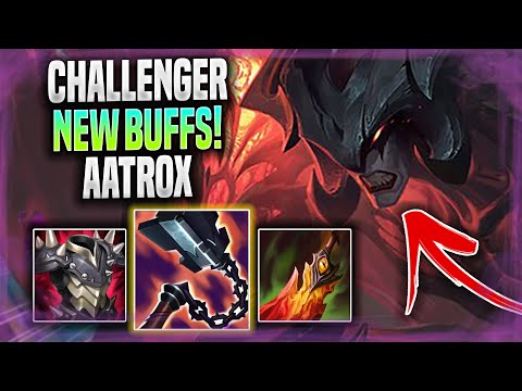 KOREAN CHALLENGER TRIES AATROX WITH NEW BUFFS! - Korean Challenger Plays Aatrox TOP vs Jayce!