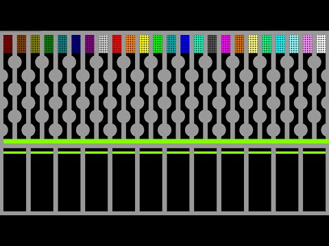 Mix and Separate 2 - The Team Marble Race in Algodoo