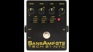 Video thumbnail for The Comparison Between AMP Simulator POD2, DG-Stomp, J-Station, GM-200 and SansAmp GT2 by Gear For Guitars