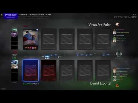 Synergy League: S1 - VP.Polar vs Denial - Game 1 DRAFT ONLY