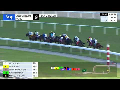 Gulfstream Park, 24. Januar 2026, Rennen 9