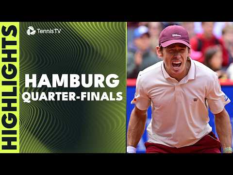 De Minaur Faces Darderi; Paul, Humbert Feature | Hamburg 2026 Quarter-Final Highlights