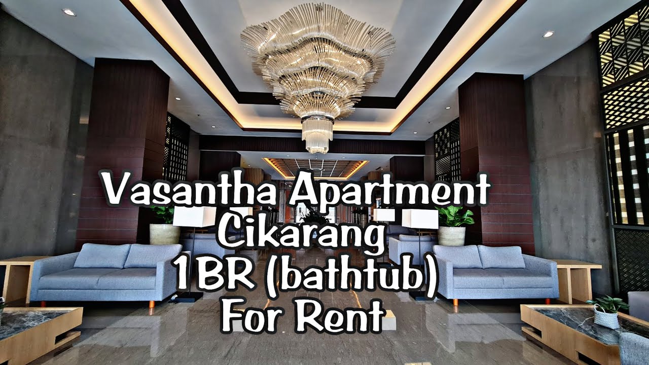 Apartemen Vasanta 1BR furnished di Cikarang Bekasi