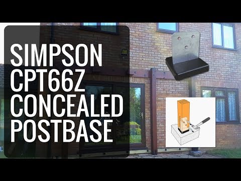 Simpson Concealed Post Base CPT66Z
