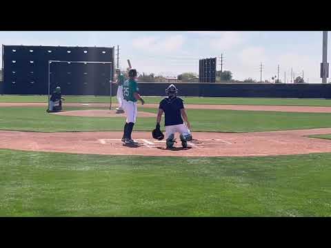 Dylan Moore vs. George Kirby Live Batting Practice! (2025 MLB Spring Training)