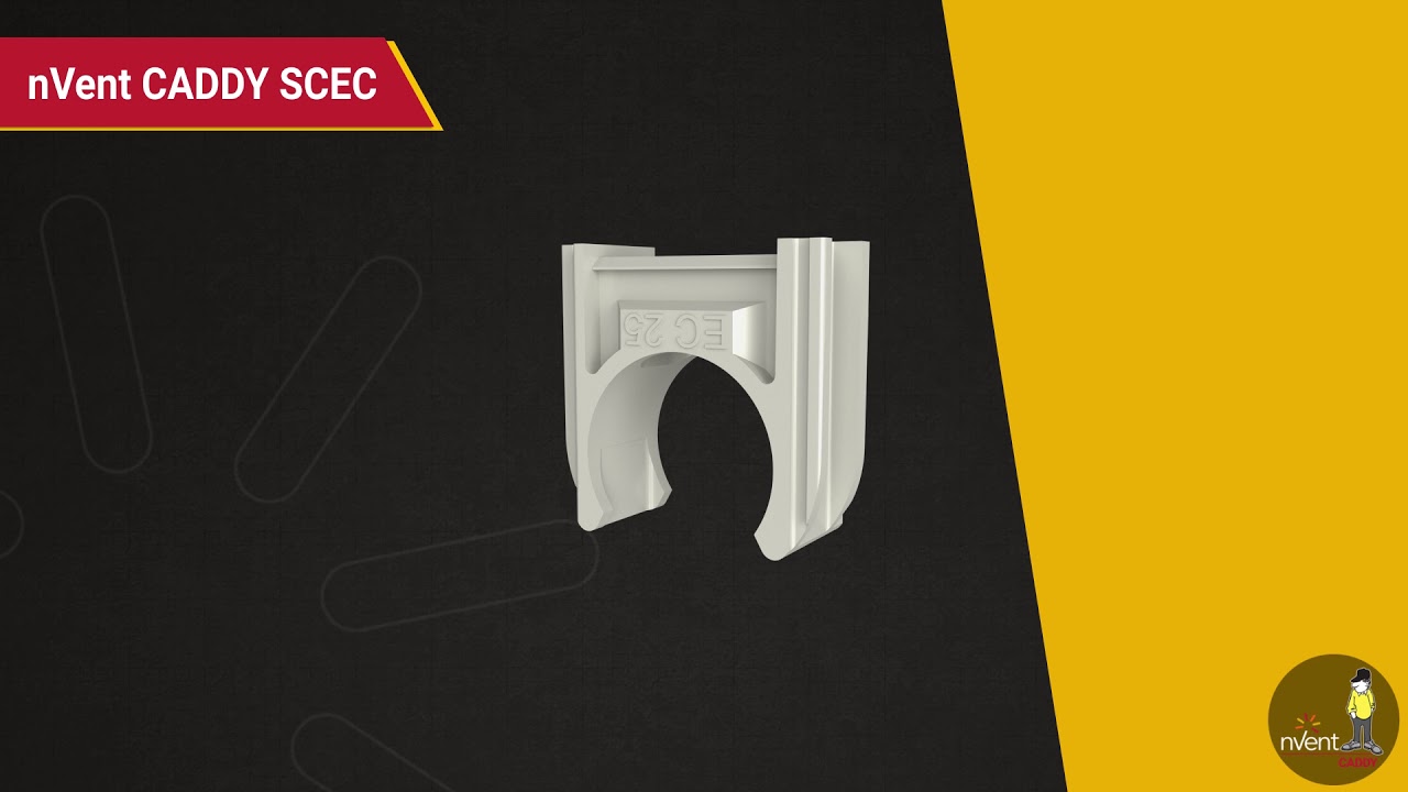 nVent CADDY Plastic Clips for Concrete Applications