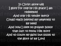 In Christ Alone by Brian Littrell (with lyrics) 
