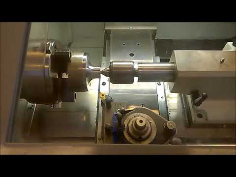 GDW 300 CS Drehmaschine Flansch / turning a flange