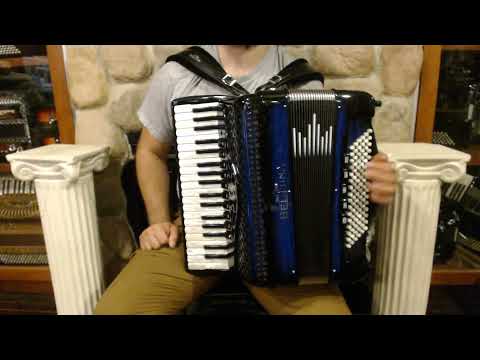 BELTSTUIV96MBS - Blue Shadow Beltuna Studio IV Piano Accordion LMMM 37 96 $6499