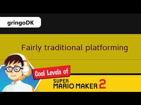 Fairly traditional platforming by gringoDK - Cool Levels of Super Mario Maker 2