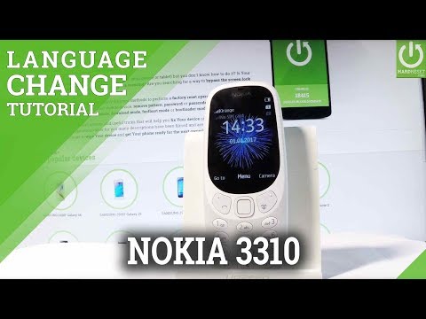 NOKIA 3310 (2017) CHANGE LANGUAGE / LANGUAGE SETTINGS
