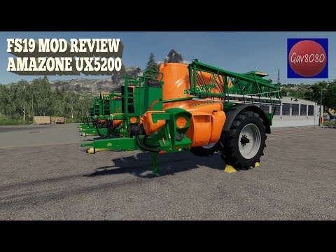 FS19 Mod Review - Amazone UX5200 Sprayer