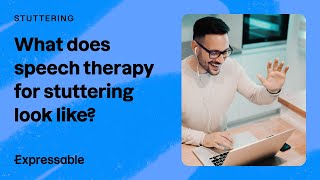What does speech therapy for stuttering look like?