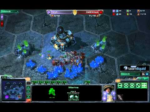 Game 3 - ZeNEXHack vs inFi.TargA - TeamSpeak TL SC2 Open #26 Final