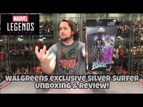 Walgreens Silver Surfer Marvel Legends Unboxing &...
