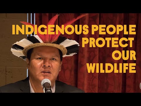 Maurício Yekuana at "Amazonia Beyond the Crisis"