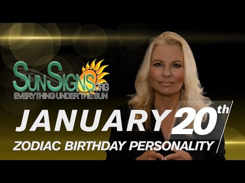 January 20 Zodiac Horoscope Birthday Personality - Aquarius - Part 2