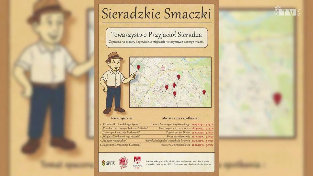 „Sieradzkie Smaczki” – spacery i opowieści o ciekawych miejscach Sieradza | OGŁOSZENIE