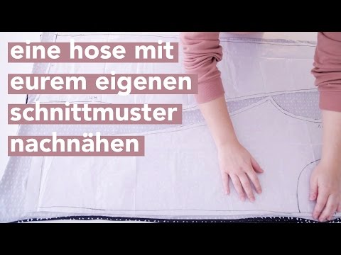 DIY | Sew pants with your own pattern | Sewing instructions