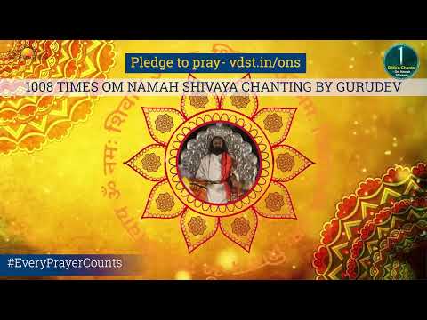Prayers for World Peace | 1008 Om Namah Shivaya Chants with Gurudev Sri Sri | 13 Mar 2022