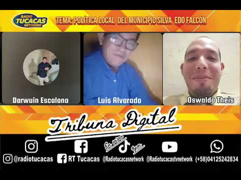 Tema política en municipio Silva-Falcón Darwuin Escalona, Oswaldo Theis y Luis Alvarado
