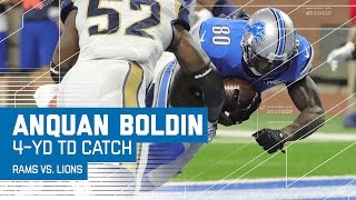 Golden Tate's Huge Catch Leads to Anquan Boldin's TD Catch! | Rams vs. Lions | NFL by NFL