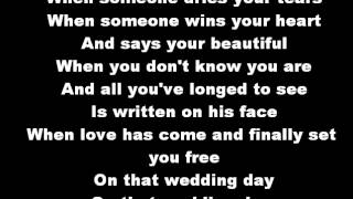 Casting Crowns Wedding Day Lyrics