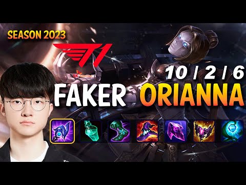 T1 Faker ORIANNA vs ZOE Mid - Patch 13.20 KR Ranked