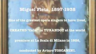 Miguel Fleta - Turandot - Nessun Dorma