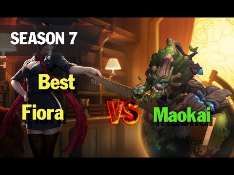 Season 7 Best Fiora vs Maokai TOP l LOL League of legends