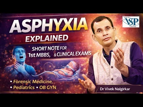 Asphyxia Explained | Short Note for 1st MBBS, FMGE & Clinical Exams | Dr Vivek Nalgirkar |