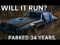 Trans Am? Will It Run? Parked & Forgotten 34 years ago. 