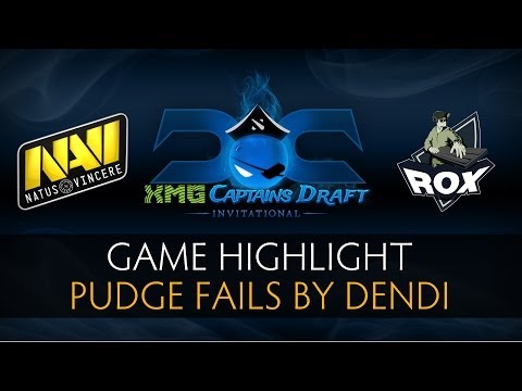 Pudge fails by Dendi - The XMG Captains Draft Invitational
