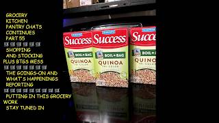 GROCERY KITCHEN PANTRY CHATS CONTINUED PART 55🛒SHOPPING AND STOCKING🛒BTGS MESS  #GROCERYCHATS