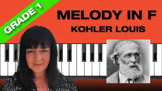 Melody in F Kohler Louis Grade 1 ABRSM Piano