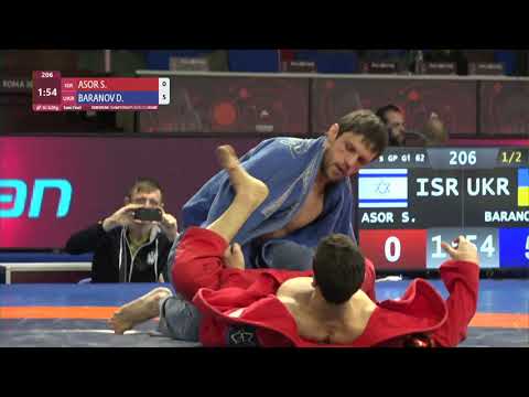1/2 Men's GP Gi - 62 kg: S. ASOR (ISR) v. D. BARANOV (UKR)