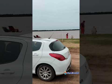 Creciente del Rio Uruguay, Playa Norte Colon  #turismo #beach #rutasypaisajes