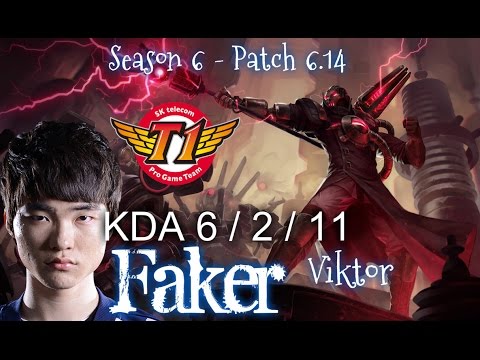 SKT T1 Faker VIKTOR vs MALZAHAR Mid - Patch 6.14 KR Ranked | League of Legends