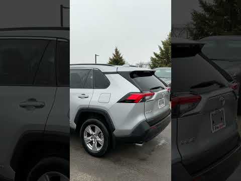 2025 Toyota RAV4 Hybrid XLE AWD in Silver for sale at Forbes Waterloo Toyota in Waterloo, ON