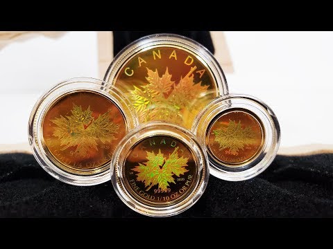 .99999 Pure Gold Maple Leaf Fractional Coin Set Limited to 500! (2020)