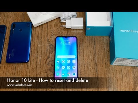 Honor 10 Lite - How to reset and delete