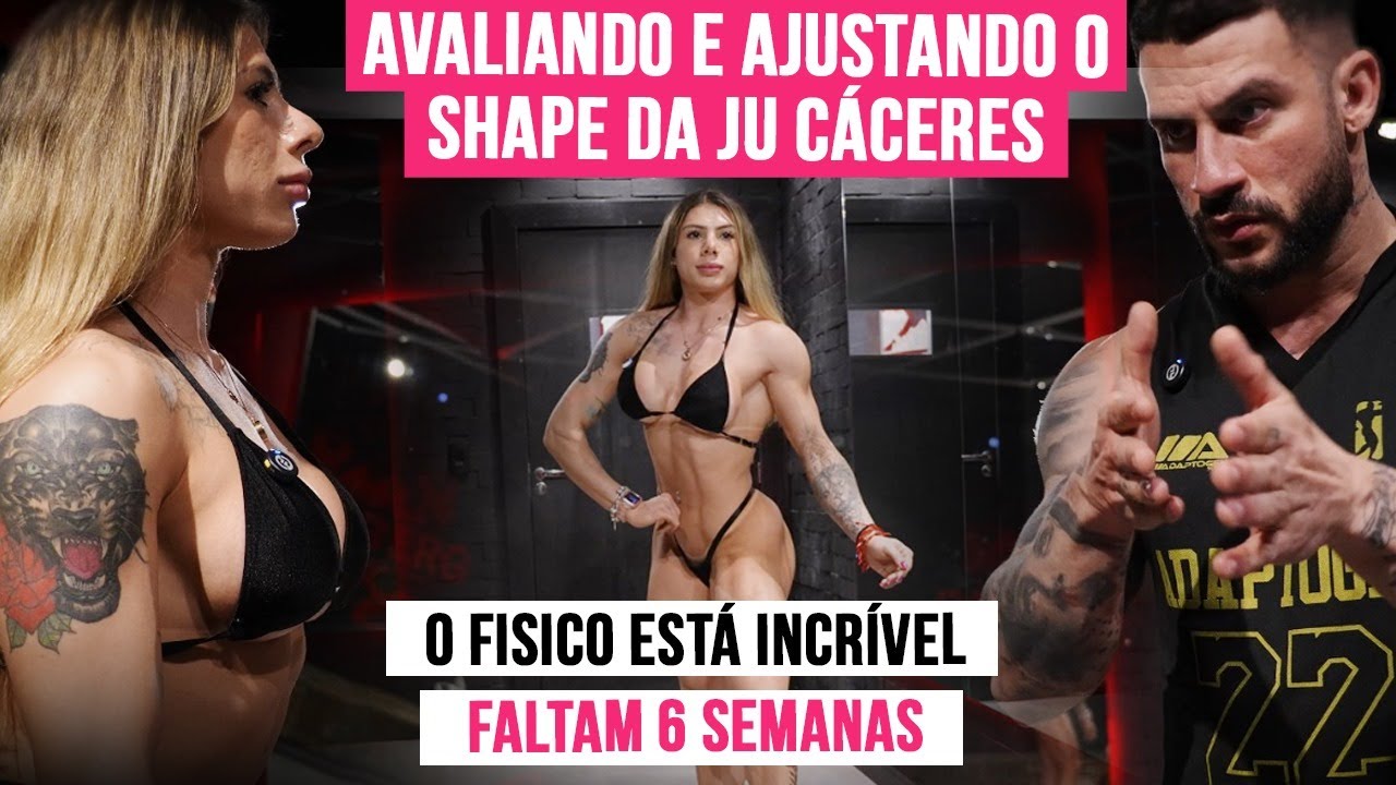 AVALIANDO O FISICO DA JU CÁCERES. SHAPE ESTÁ VOANDO!!