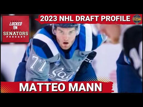 2023 NHL Draft Profile: Matteo Mann