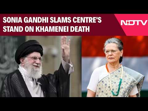 Sonia Gandhi News | Sonia Gandhi Slams Centre's Stand On Khamenei Death, Adds Kashmir Reminder