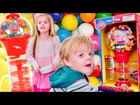 GIANT Spiral GUM-BALL Machine Surprise!